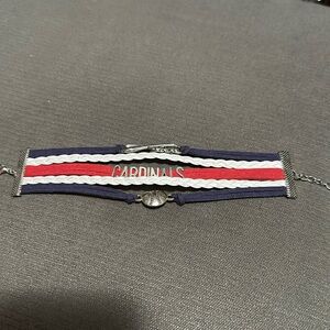 Cardinals fan bracelet